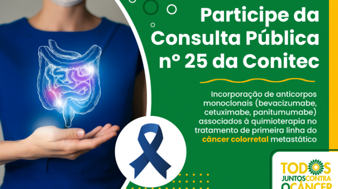 Participe Da Consulta Pública Para Incorporação De Tratamento De Câncer Colorretal Metastático No SUS
